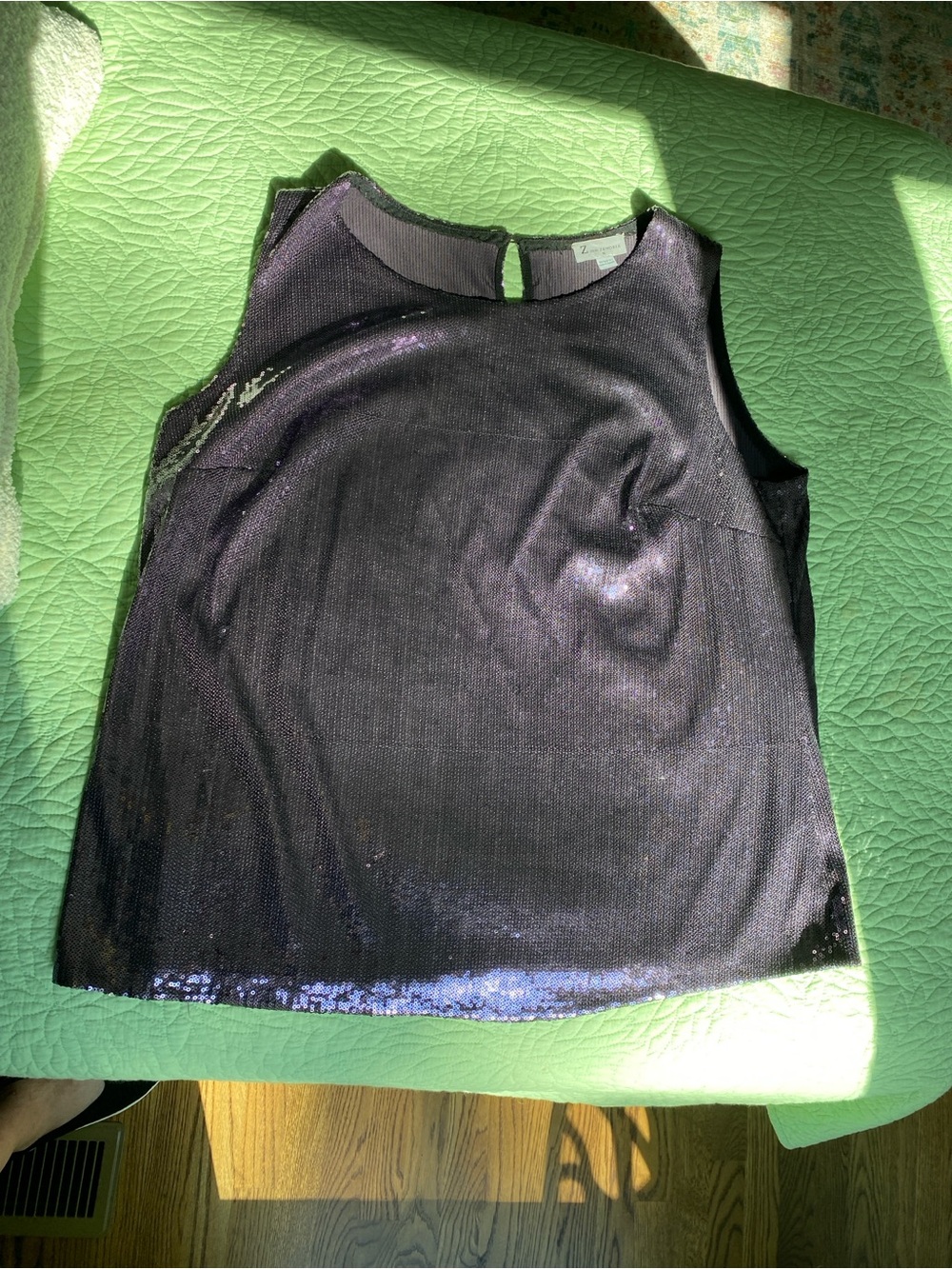Z by Zenobia Lilac Sequined Sleeveless Top